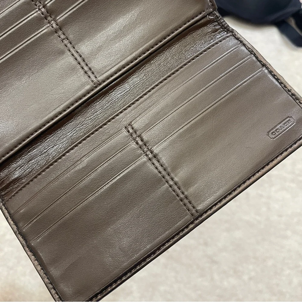 Coach Project Flawed Long Wallet Bundle 2 Y2K Long Snap Wallets with Peeling